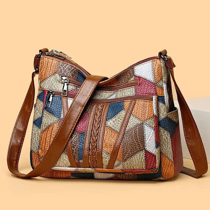 Lucia – Mosaic Leather Handbag of Colour, Craft, and Confidence