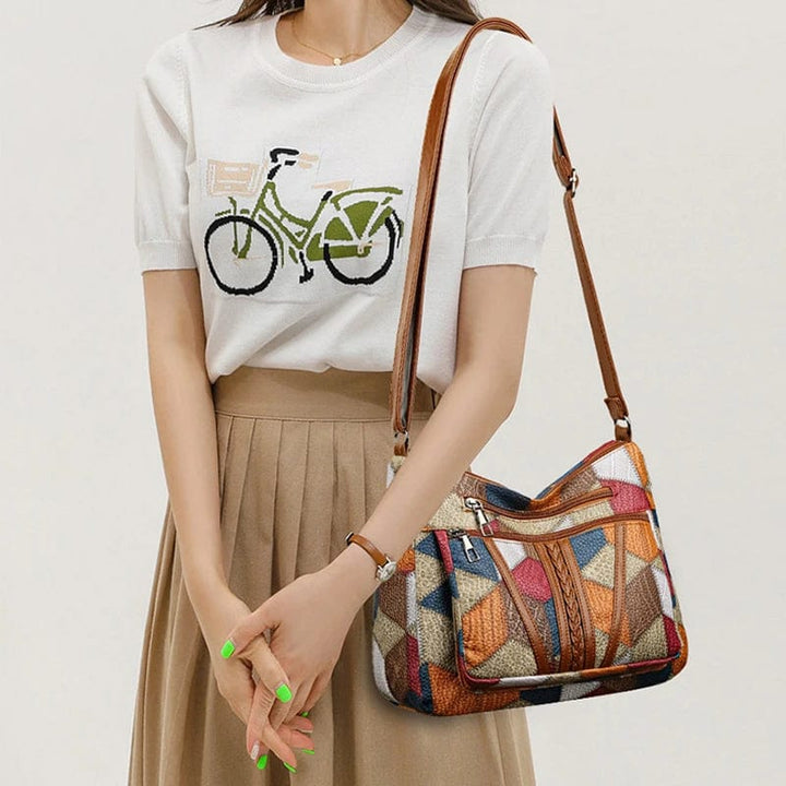 Lucia – Mosaic Leather Handbag of Colour, Craft, and Confidence