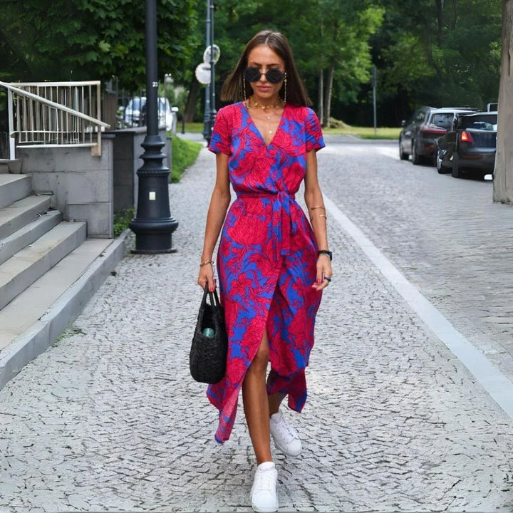 Marguerite – Confidence V-Neck Midi Dress