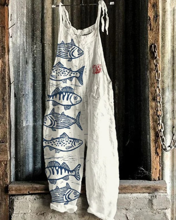 Leah – Vintage Floral Jumpsuit – Effortless Style, All-Day Comfort
