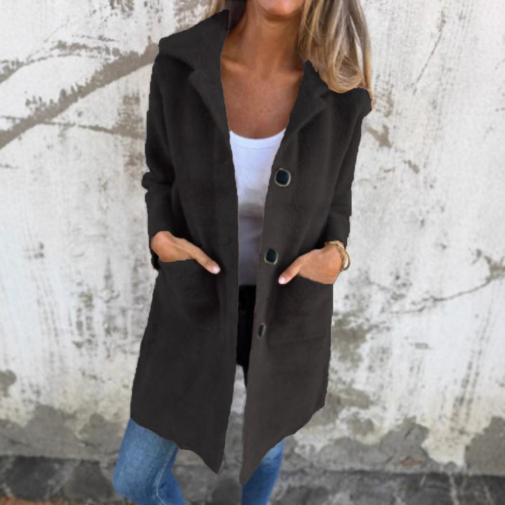Solène – Plush Coat for Effortless Warmth & Feminine Elegance