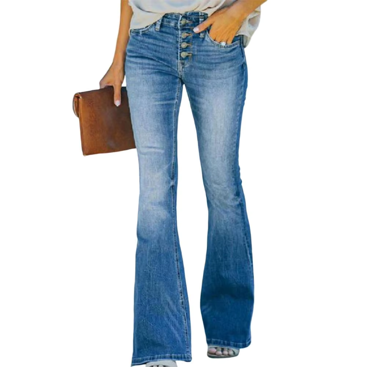 Aveli - Comfortable High Waist Vintage Flared Jeans