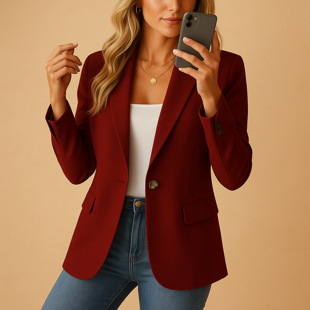 Claire – Elegante Stretch Blazer: The Confidence You Can Wear Every Day