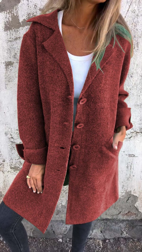 Candace – Effortless Elegance Long Blazer Coat