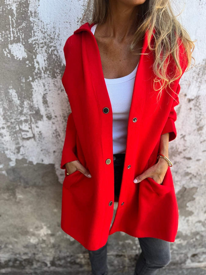 Célia – Cozy Button-Up Jacket for Effortless Elegance
