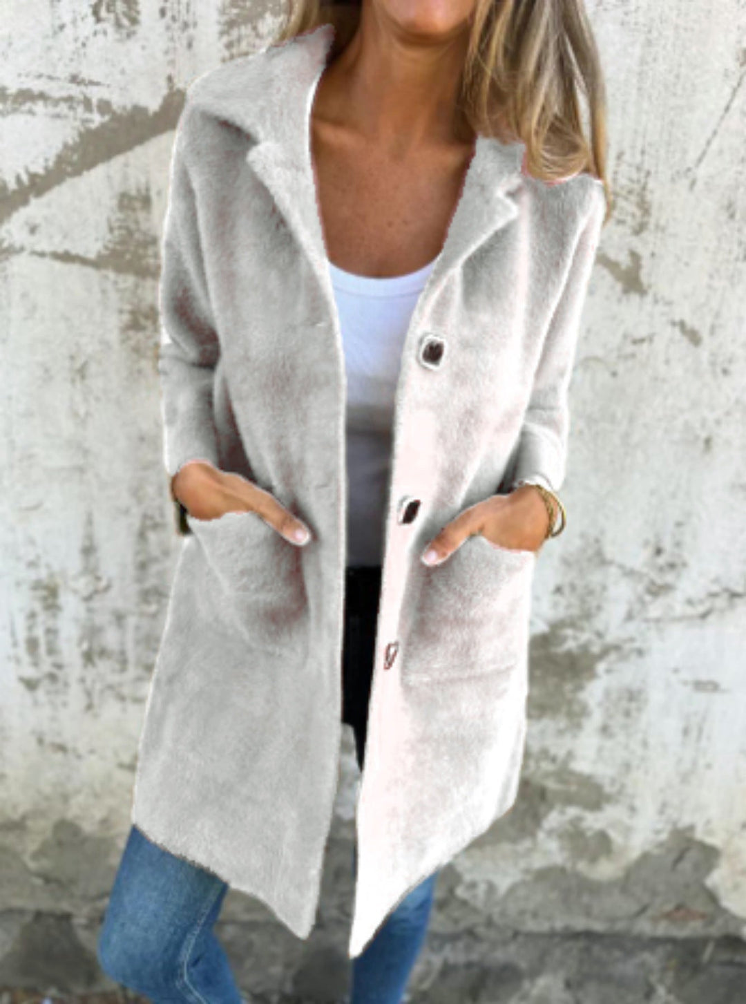 Solène – Plush Coat for Effortless Warmth & Feminine Elegance