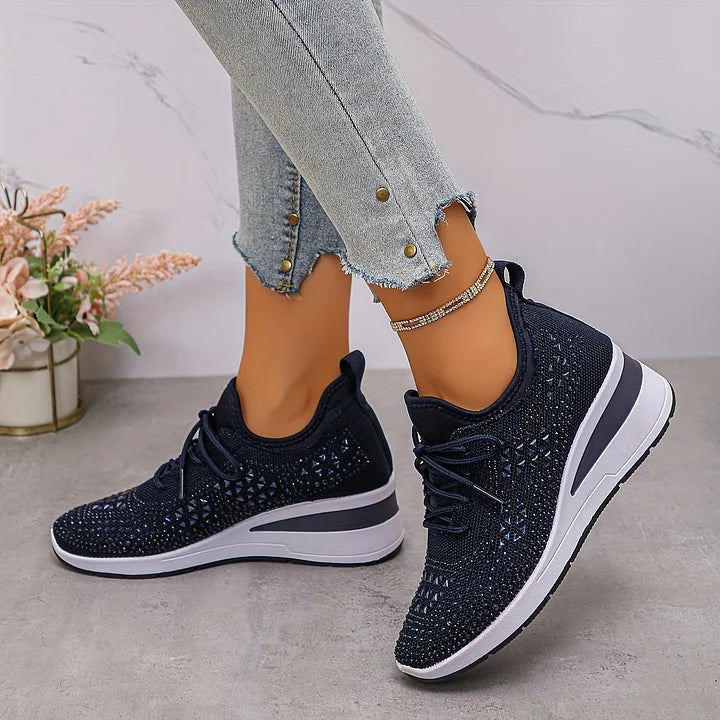 Delphine – Orthopaedic Trainers with Sparkling Elegance