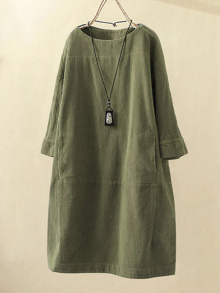 Bonnie – Classic Corduroy Tunic Dress