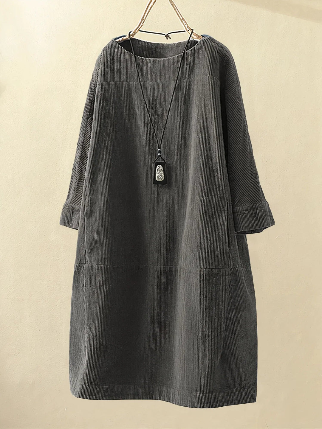 Bonnie – Classic Corduroy Tunic Dress