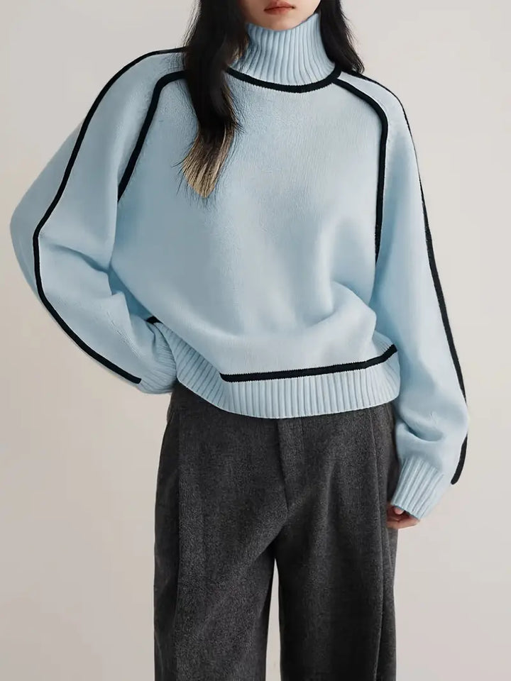 Aisha – Elegant Turtleneck Sweater for Effortless Sophistication