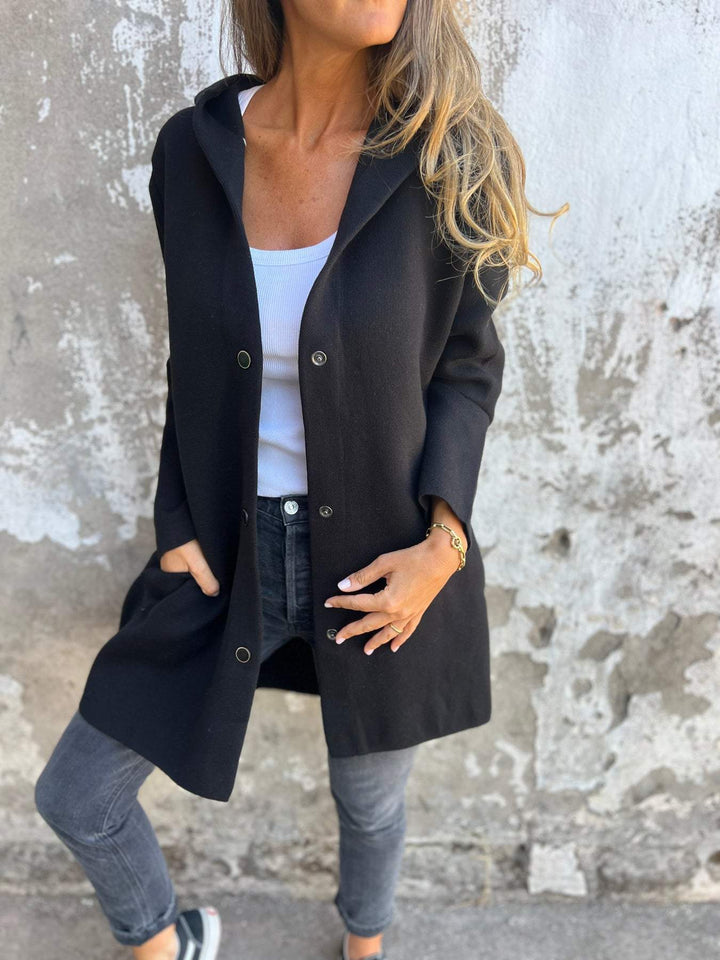 Célia – Cozy Button-Up Jacket for Effortless Elegance