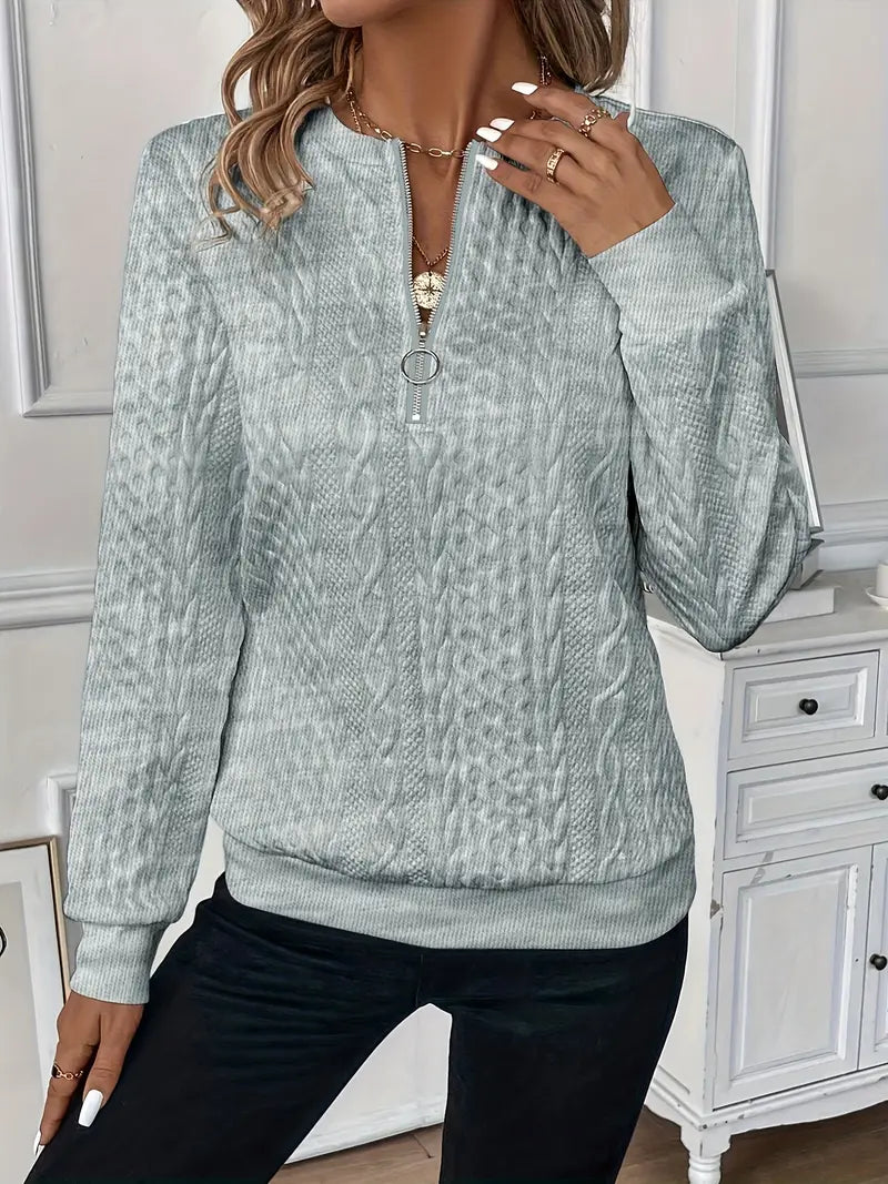 Harper – Zip-Knit Everyday Jumper