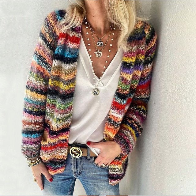 Camille – The Cardigan That Wraps You in Colourful Comfort