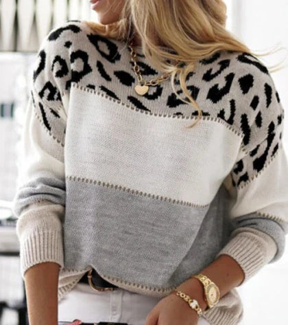 Chelsea – Stylish Leopard Sweater