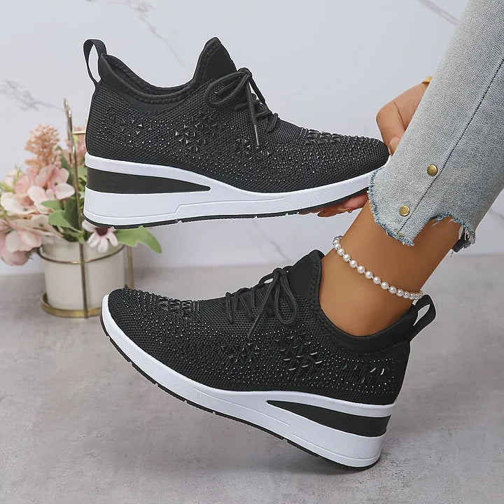 Delphine – Orthopaedic Trainers with Sparkling Elegance