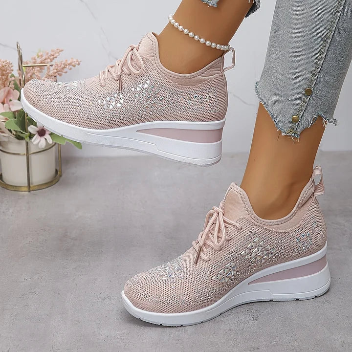 Delphine – Orthopaedic Trainers with Sparkling Elegance