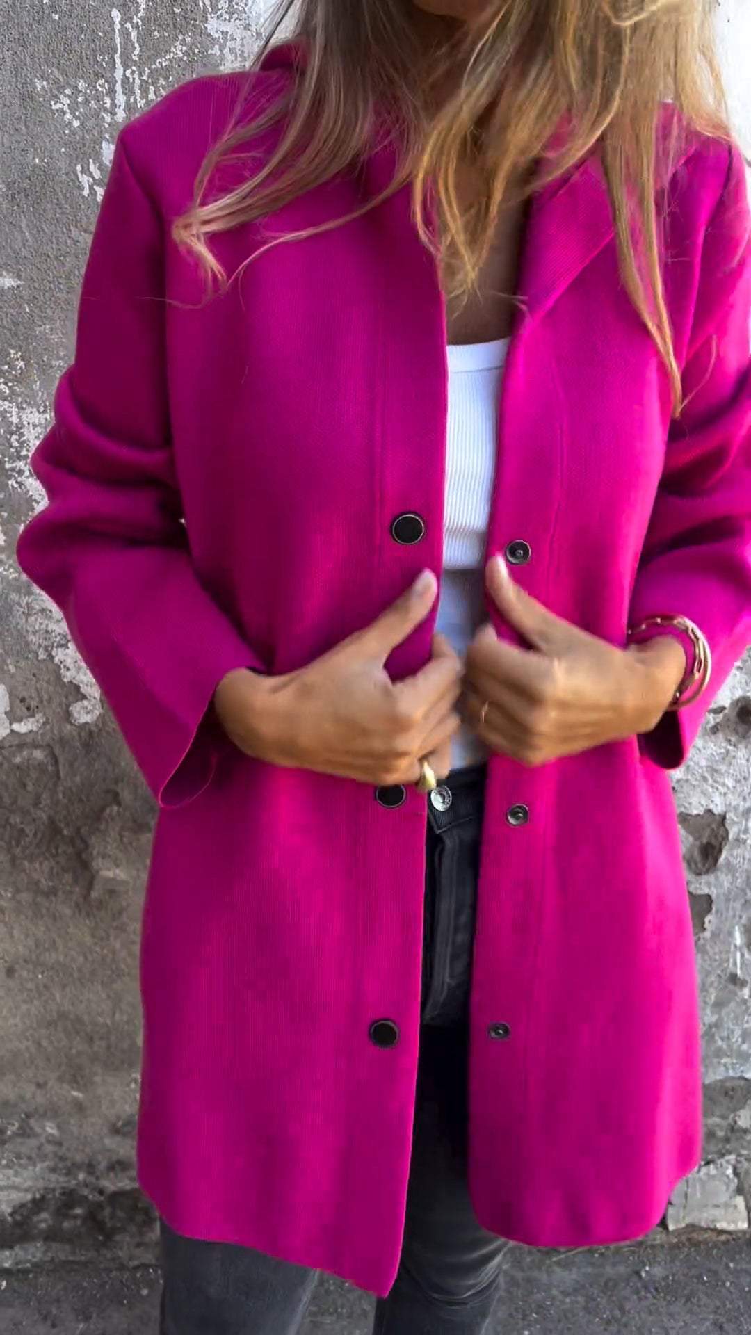 Célia – Cozy Button-Up Jacket for Effortless Elegance