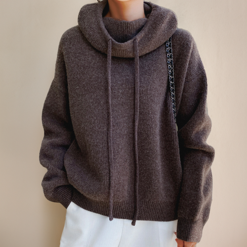 Mila – Soft Knit Hooded Pullover