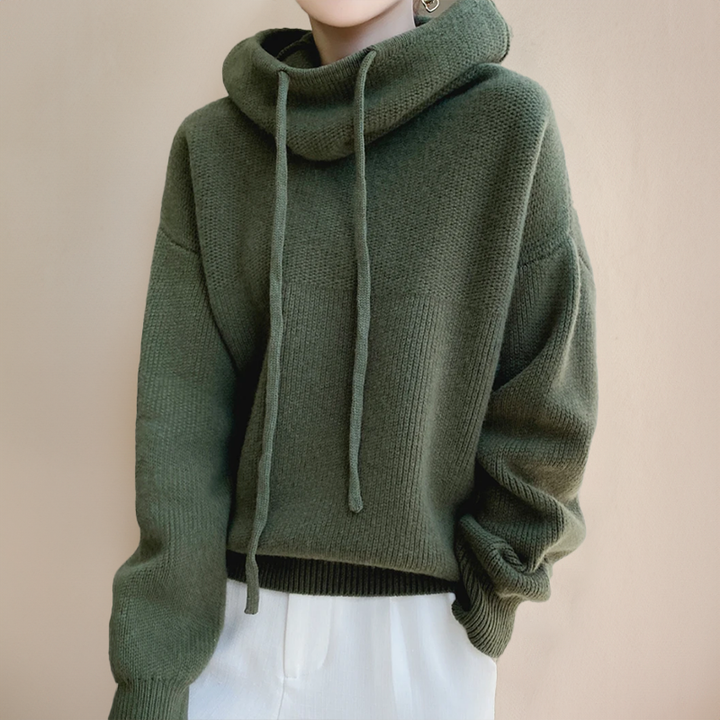 Mila – Soft Knit Hooded Pullover