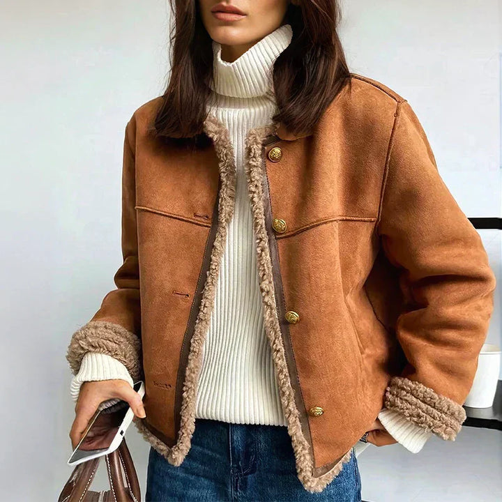 Georgia – Cozy Buttoned Jacket with Timeless Charm