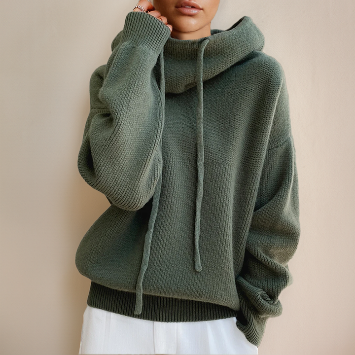 Mila – Soft Knit Hooded Pullover