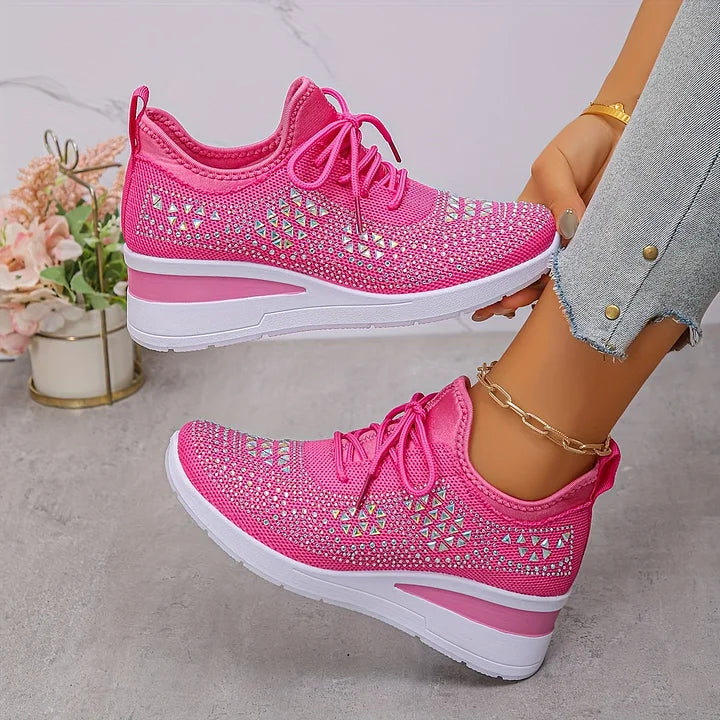 Delphine – Orthopaedic Trainers with Sparkling Elegance