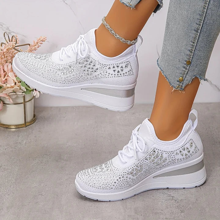 Delphine – Orthopaedic Trainers with Sparkling Elegance
