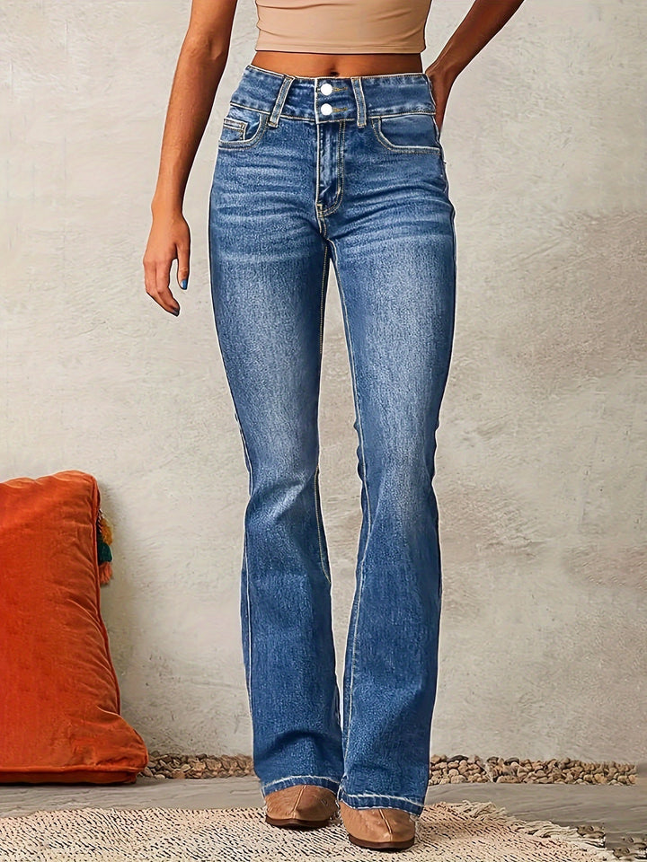 Alina – High-Waisted Flared Jeans for a Sleek, Elongated Look