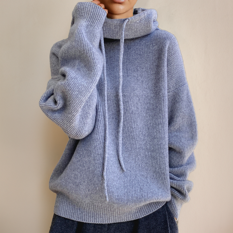 Mila – Soft Knit Hooded Pullover
