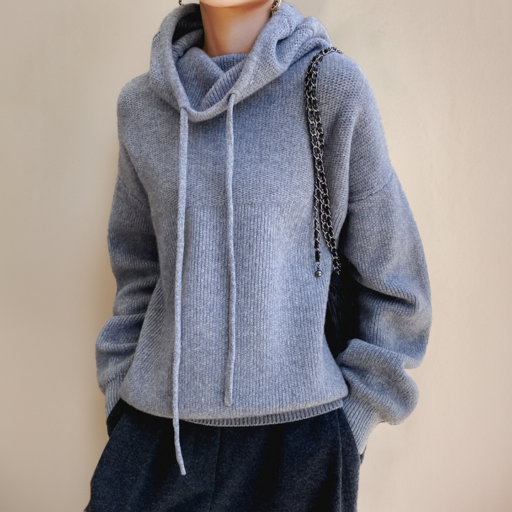 Mila – Soft Knit Hooded Pullover