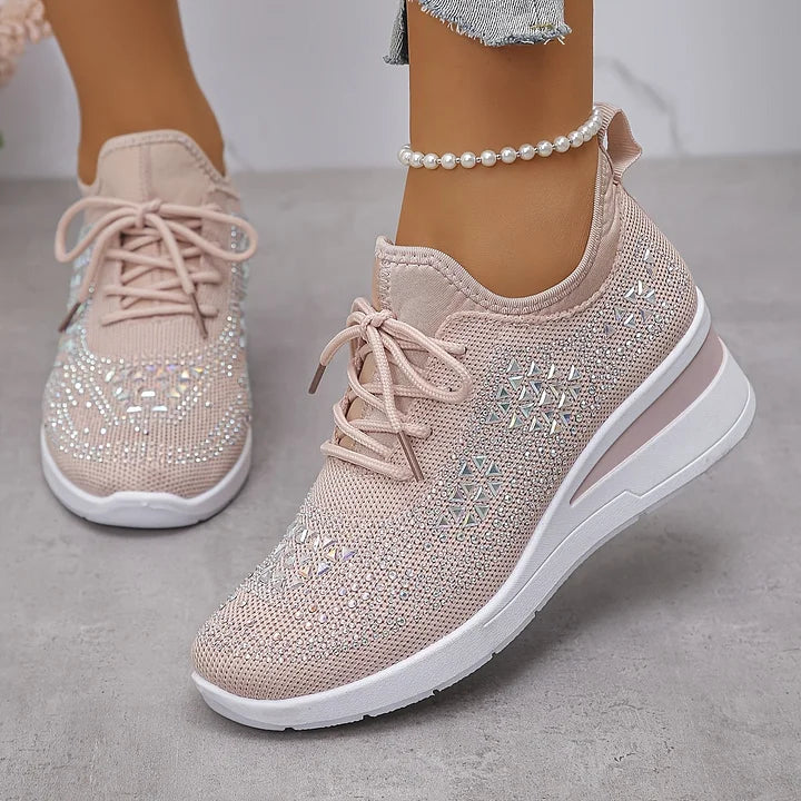 Delphine – Orthopaedic Trainers with Sparkling Elegance