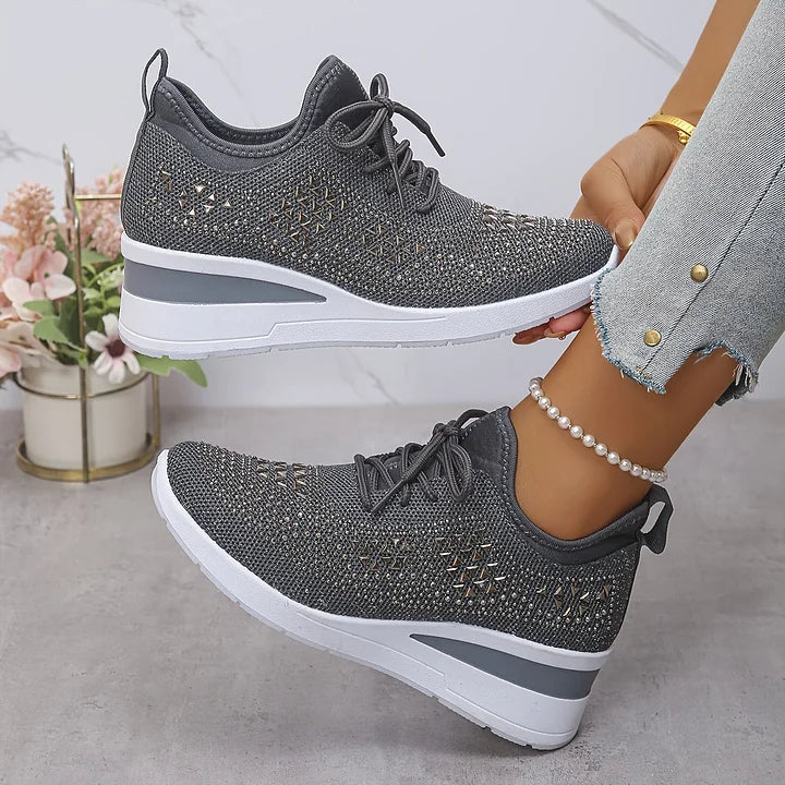Delphine – Orthopaedic Trainers with Sparkling Elegance