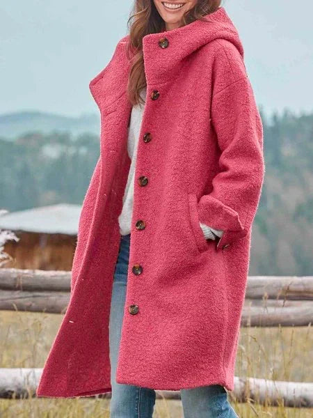 Marilyn – Classic Wool-Blend Coat for Effortless Warmth