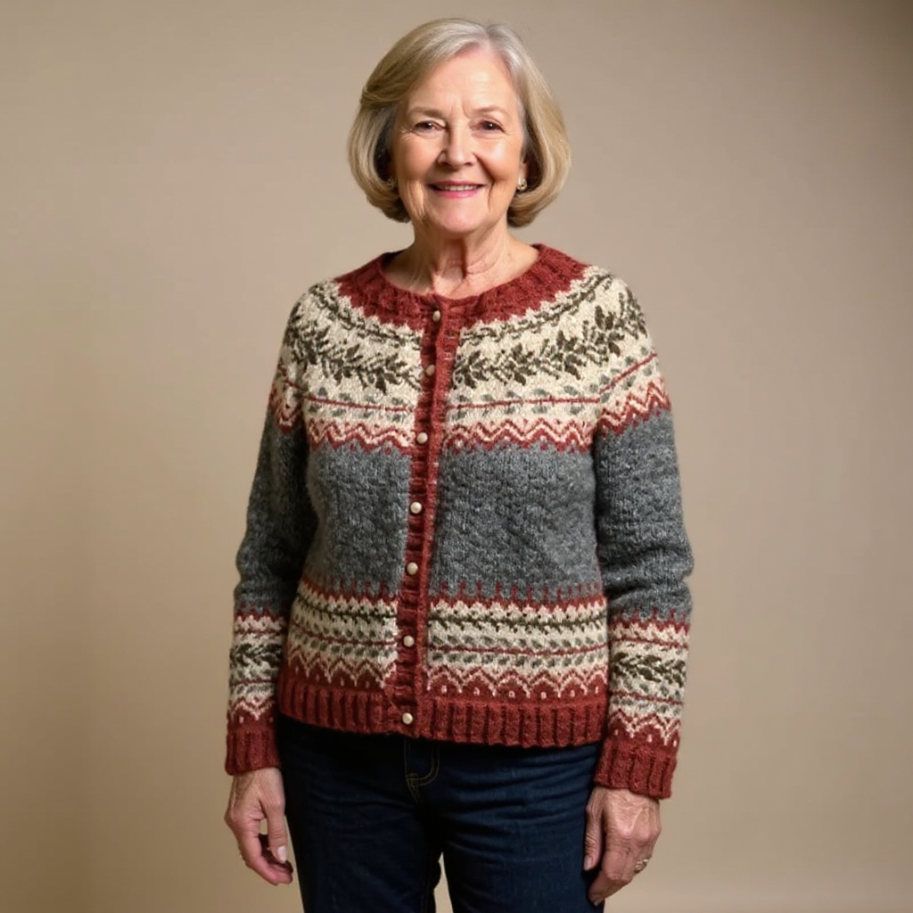 Pauline – Heritage Knit Icelandic Cardigan