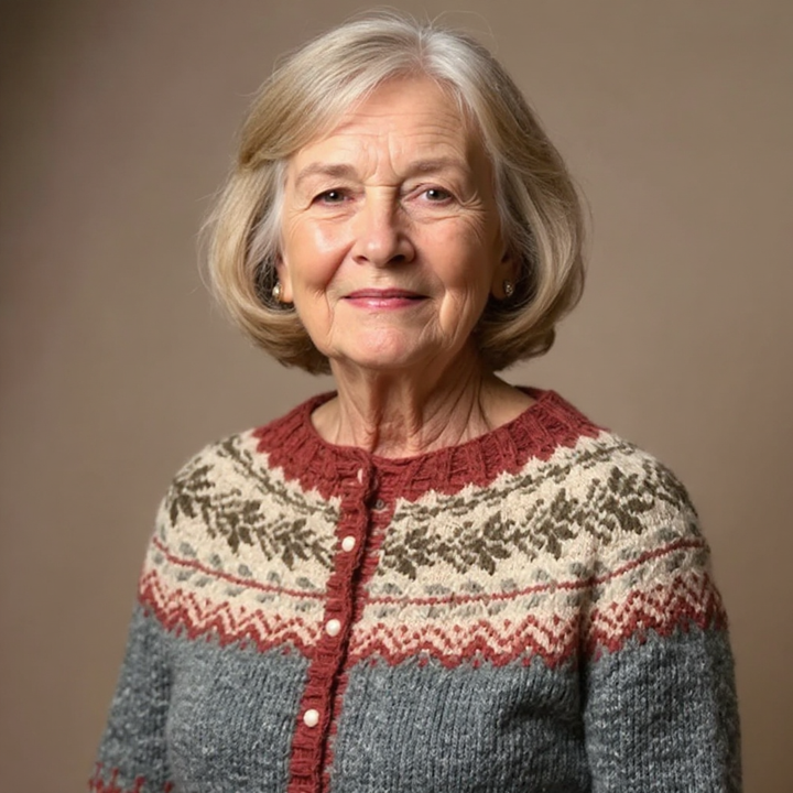 Pauline – Heritage Knit Icelandic Cardigan