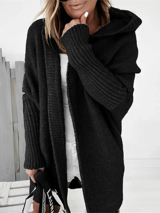 Heidi - Cozy oversized hooded cardigan