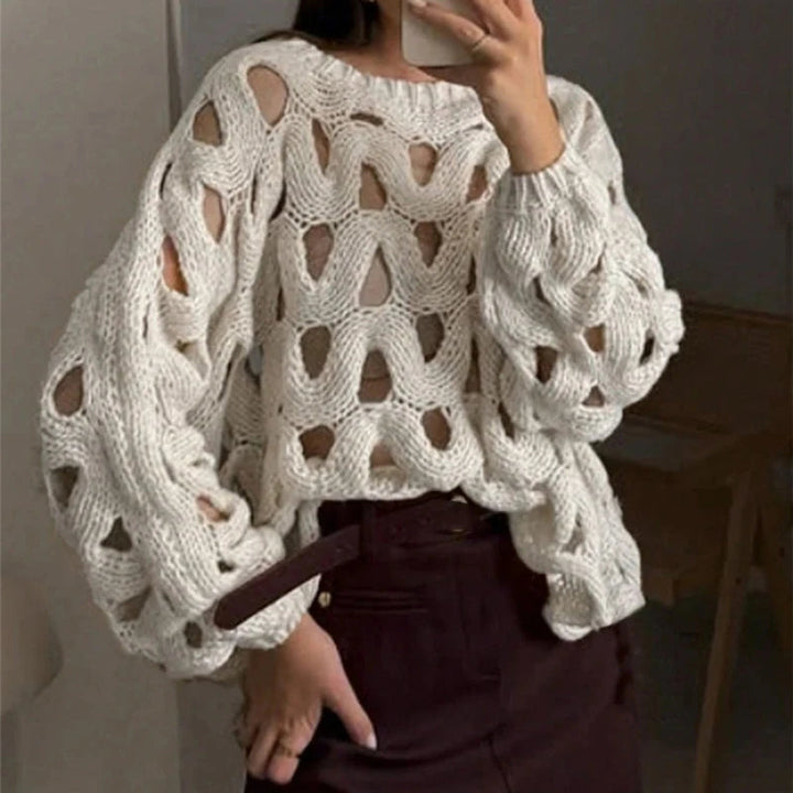 Aiyana – Effortless Chic Open-Knit Sweater