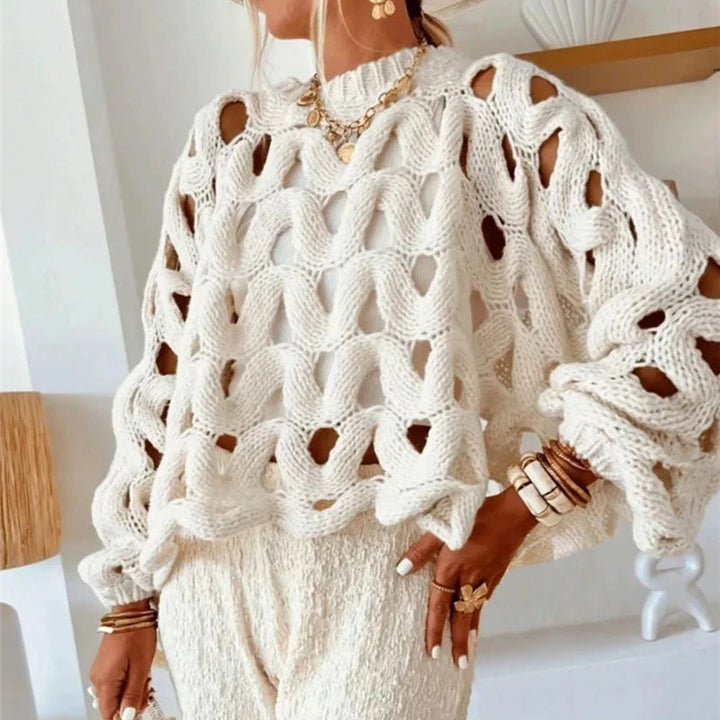 Aiyana – Effortless Chic Open-Knit Sweater