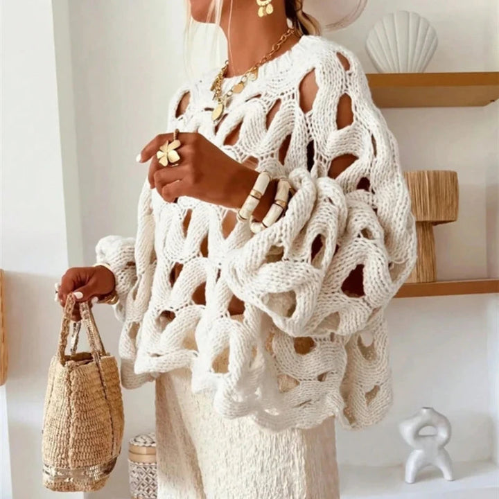 Aiyana – Effortless Chic Open-Knit Sweater