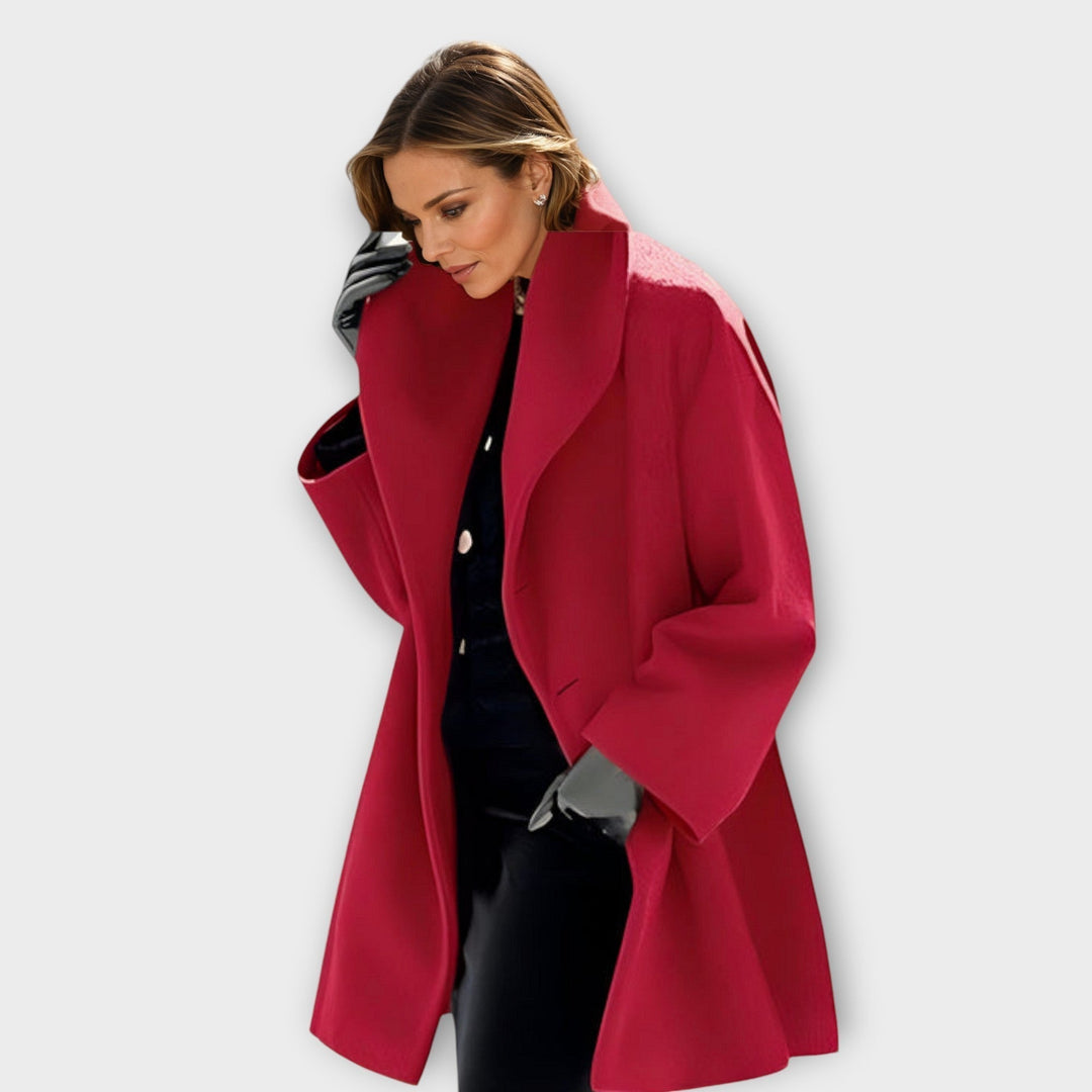Avery – Elegant Oversized Wool Coat