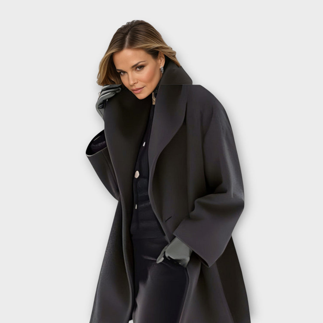 Avery – Elegant Oversized Wool Coat