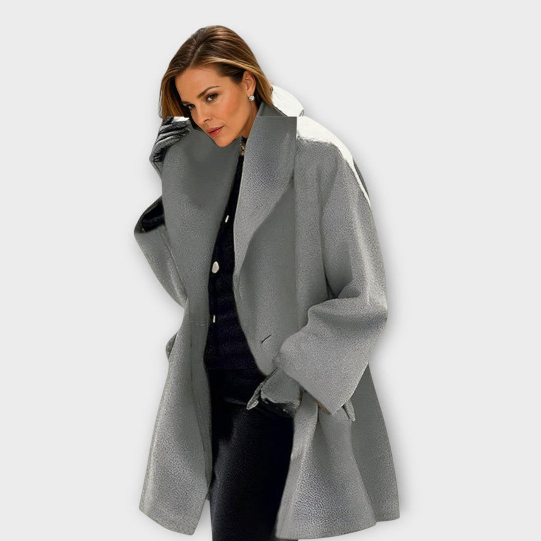 Avery – Elegant Oversized Wool Coat