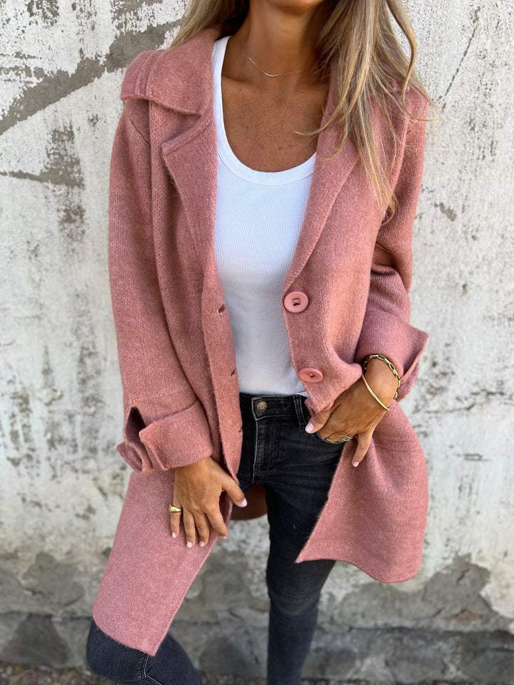 Candace – Effortless Elegance Long Blazer Coat