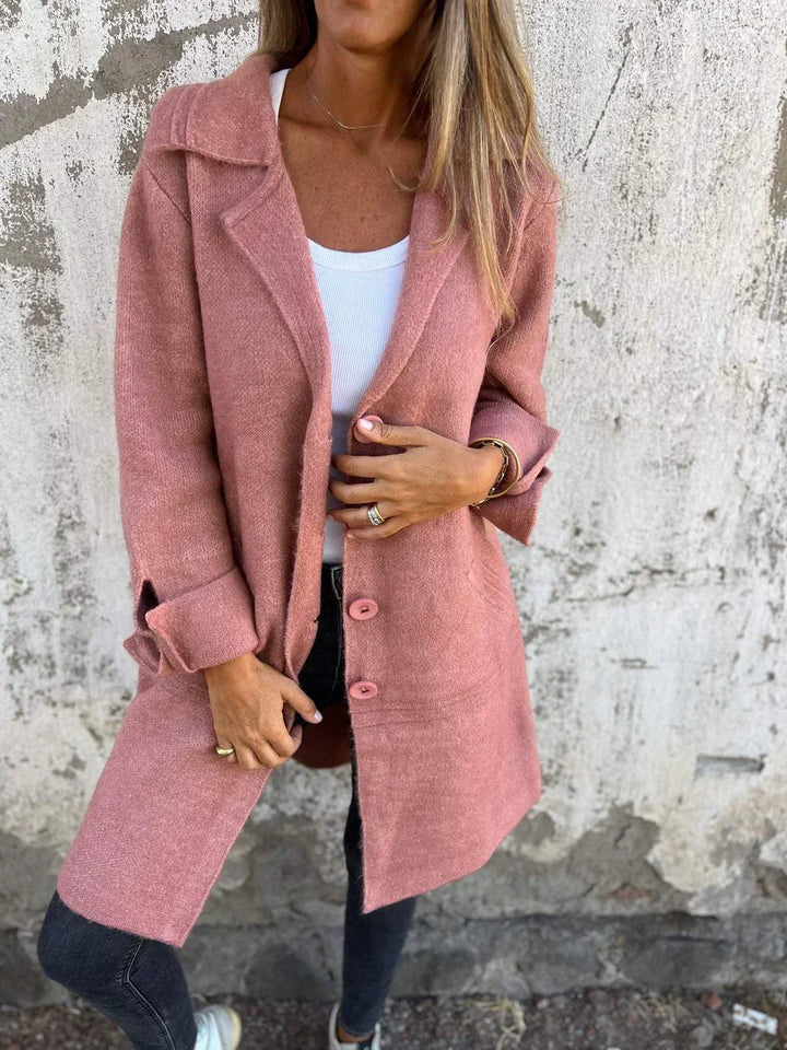 Candace – Effortless Elegance Long Blazer Coat