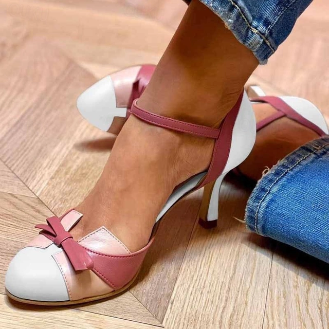 Janine - Elegant Round Toe Heels