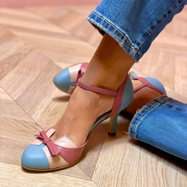 Janine - Elegant Round Toe Heels