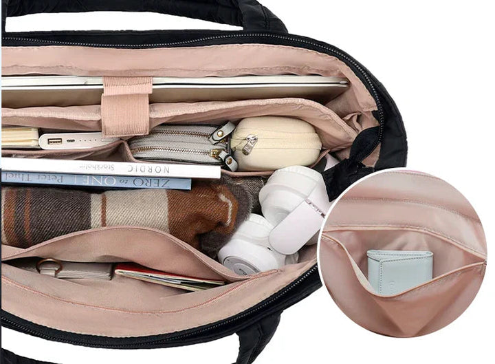Thea – The Soft Quilted Shoulder Bag for Light, Effortless Days