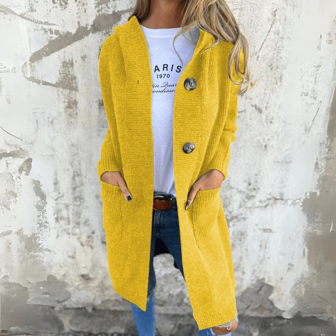 Ivana – Cozy Layer Sophisticated Long Cardigan for All-Day Warmth