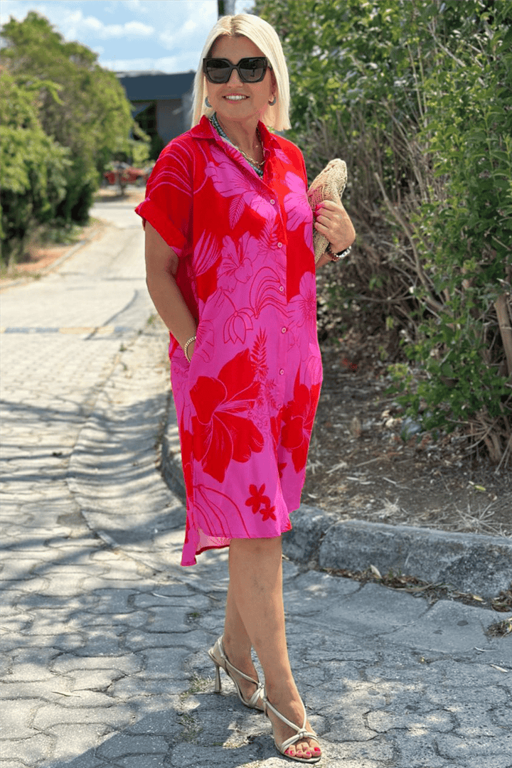 Camila – Stylish Floral Midi Dress