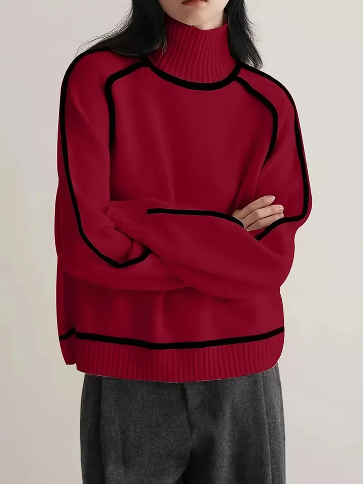 Aisha – Elegant Turtleneck Sweater for Effortless Sophistication